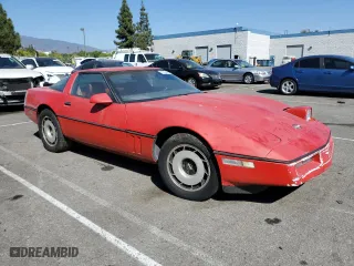 1985 Chevrolet Corvette with VIN 1G1YY0786F5112975, listed as a Copart auction lot 75574414 with 115,522 mi miles and Clean Title. Bid and sale history available at carsss.com. Image 4.