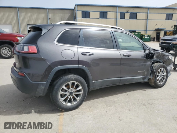2019 Jeep Cherokee Latitude Plus with VIN 1C4PJLLB5KD202922, listed as a Copart auction lot 48298455 with 125,475 mi miles and Clean Title. Bid and sale history available at carsss.com. Image 3.