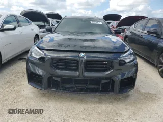 2023 BMW M2 with VIN 3MF13DM07P8D63938, listed as a Copart auction lot 77996634 with 8,571 mi miles and Salvage Title. Bid and sale history available at carsss.com. Image 5.