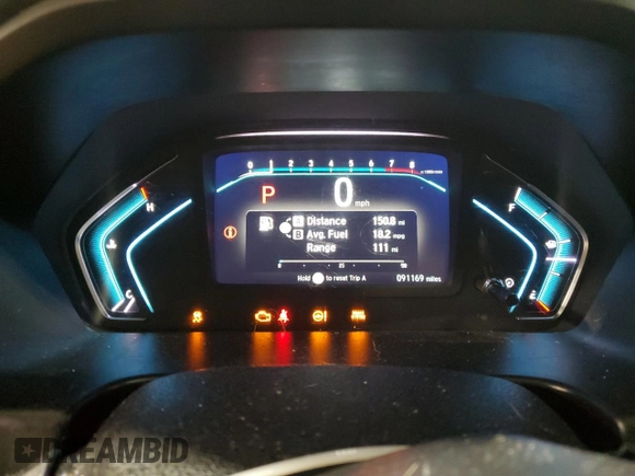 2019 Honda Odyssey LX with VIN 5FNRL6H29KB028228, listed as a Copart auction lot 47819875 with 91,169 mi miles and Salvage Title. Bid and sale history available at DreamBid. Image 9.