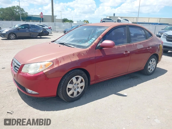 2008 Hyundai Elantra GLS with VIN KMHDU46D38U344672, listed as a IAAI auction lot 42472054 with 167,385 mi miles and . Bid and sale history available at DreamBid. Image 2.