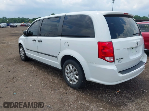 2014 Ram Cargo Van Tradesman with VIN 2C4RRGAGXER459213, listed as a IAAI auction lot 42590594 with 174,217 mi miles and . Bid and sale history available at DreamBid. Image 3.