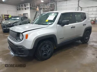 2017 Jeep Renegade Sport with VIN ZACCJAAB0HPG15296, listed as a IAAI auction lot 42134138 with 98,655 mi miles and . Bid and sale history available at DreamBid. Image 17.