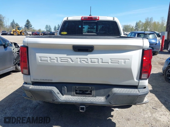 2023 Chevrolet Colorado 4WD Trail Boss with VIN 1GCPTEEK2P1203392, listed as a IAAI auction lot 42043211 with 27,589 mi miles. Bid and sale history available at carsss.com. Image 16.