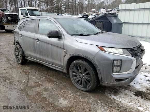 2021 Mitsubishi Outlander Sport ES with VIN JA4ARUAU5MU027125, listed as a Copart auction lot 42776485 with 24,589 mi miles and Salvage Title. Bid and sale history available at carsss.com. Image 4.