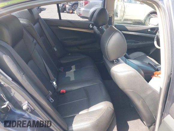 2012 Infiniti G37 Journey with VIN JN1CV6AP0CM620960, listed as a IAAI auction lot 42028874 with Not Provided miles. Bid and sale history available at carsss.com. Image 8.