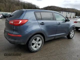 2012 Kia Sportage LX with VIN KNDPBCA25C7285039, listed as a Copart auction lot 52620735 with 197,305 mi miles and Salvage title. Bid and sale history available at DreamBid. Image 3.