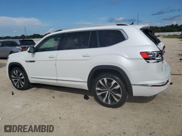 2023 Volkswagen Atlas SEL Premium R-Line with VIN 1V2FR2CA4PC520760, listed as a Copart auction lot 71956294 with 31,164 mi miles and Salvage title. Bid and sale history available at DreamBid. Image 2.