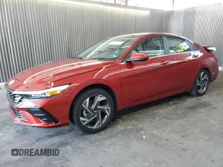 2025 Hyundai Elantra SEL Convenience z VIN KMHLS4DG8SU905048, wystawiony jako Copart lot #60629125 z przebiegiem 11 557 mil mil oraz Szkoda całkowita • Salvage title. Historia ofert i sprzedaży dostępna na DreamBid. Obrazek 1.