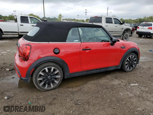 2023 MINI Convertible Cooper S с VIN WMW43DL07P3P47046, выставлен на аукционе Copart как лот 71647614 с пробегом 10 498 миль миль и Списание • Salvage title. История ставок и продаж доступна на DreamBid. Изображение 3.