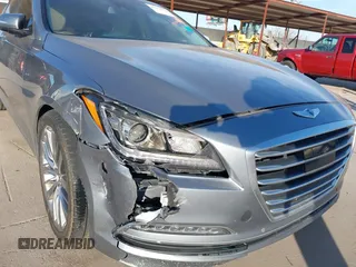 2015 Hyundai Genesis 5.0L with VIN KMHGN4JF1FU096051, listed as a IAAI auction lot 41771204 with 74,038 mi miles. Bid and sale history available at carsss.com. Image 6.
