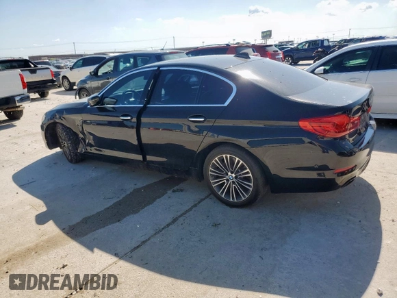 2017 BMW 5 Series 540i with VIN WBAJE5C33HG913814, listed as a Copart auction lot 53142865 with 71,822 mi miles and Salvage title. Bid and sale history available at DreamBid. Image 2.
