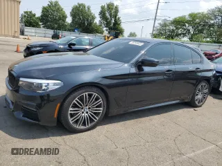 2019 BMW 5 Series 540i xDrive z VIN WBAJE7C55KWW20197, wystawiony jako Copart lot #58353645 z przebiegiem 50 431 mil mil oraz Szkoda całkowita • Salvage title. Historia ofert i sprzedaży dostępna na DreamBid. Obrazek 1.