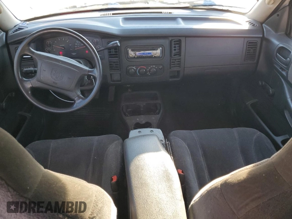 2004 Dodge Dakota Sport with VIN 1D7HL38K34S561259, listed as a Copart auction lot 83047884 with 118,565 mi miles and Salvage Title. Bid and sale history available at carsss.com. Image 8.