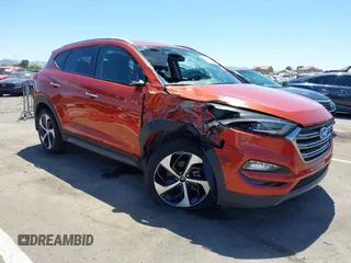 2016 Hyundai Tucson Limited z VIN KM8J33A28GU201513, wystawiony jako IAAI lot #39034725 z przebiegiem 46 088 mil mil oraz . Historia ofert i sprzedaży dostępna na DreamBid. Obrazek 1.