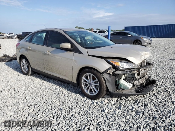 2018 Ford Focus SE with VIN 1FADP3FE4JL201052, listed as a Copart auction lot 51893595 with 87,627 mi miles and Salvage Title. Bid and sale history available at carsss.com. Image 4.