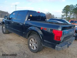 2018 Ford F-150 XL with VIN 1FTFW1E17JFE17484, listed as a IAAI auction lot 41141214 with 192,985 mi miles. Bid and sale history available at carsss.com. Image 3.
