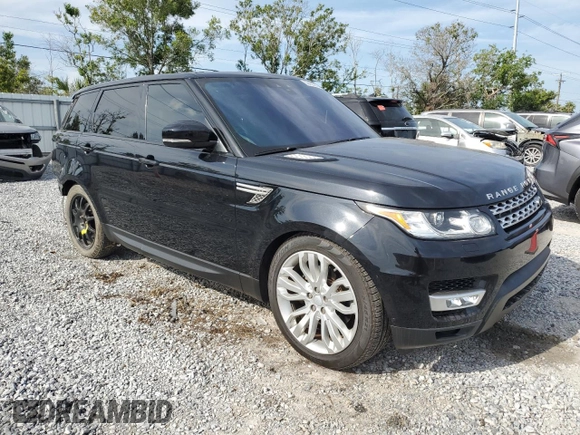 2017 Land Rover Range Rover Sport HSE with VIN SALWR2FV6HA161739, listed as a Copart auction lot 53422235 with 55,983 mi miles and Salvage Title. Bid and sale history available at carsss.com. Image 4.