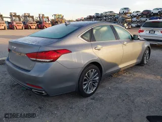2016 Hyundai Genesis 3.8L with VIN KMHGN4JE2GU138204, listed as a IAAI auction lot 41241987 with 1 mi miles. Bid and sale history available at carsss.com. Image 4.