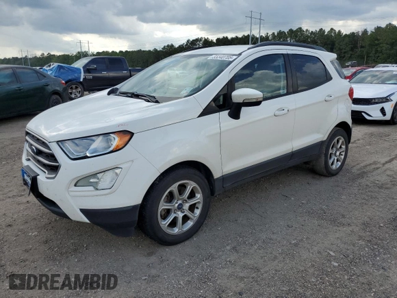 2018 Ford EcoSport SE z VIN MAJ3P1TE6JC196716, wystawiony jako Copart lot #55340705 z przebiegiem 56 963 mil mil oraz Szkoda całkowita • Salvage title. Historia ofert i sprzedaży dostępna na DreamBid. Obrazek 1.