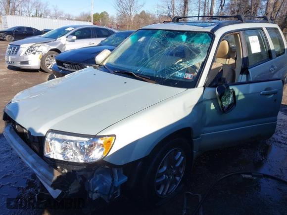 2007 Subaru Forester X w/Premium Pkg with VIN JF1SG65607H723899, listed as a IAAI auction lot 41564118 with 1 mi miles. Bid and sale history available at carsss.com. Image 6.