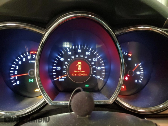 2013 Kia Optima LX with VIN KNAGM4A79D5394819, listed as a Copart auction lot 50820545 with 107,906 mi miles and Salvage Title. Bid and sale history available at DreamBid. Image 9.