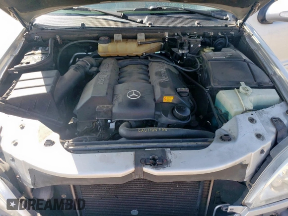 2002 Mercedes-Benz M-Class with VIN 4JGAB75E12A308993, listed as a Copart auction lot 48964095 with 75,340 mi miles and Salvage Title. Bid and sale history available at carsss.com. Image 12.