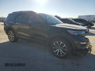 2022 Ford Explorer ST-Line with VIN 1FMSK8KHXNGB62720, listed as a Copart auction lot 82442754 with 61,346 mi miles and Salvage Title. Bid and sale history available at carsss.com. Image 4.