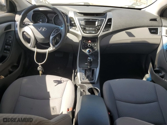 2016 Hyundai Elantra SE with VIN 5NPDH4AE9GH783733, listed as a Copart auction lot 53752435 with 93,010 mi miles and Salvage Title. Bid and sale history available at carsss.com. Image 8.