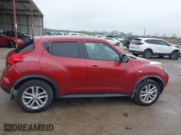 2013 Nissan Juke SV with VIN JN8AF5MR5DT209428, listed as a IAAI auction lot 41964212 with 117,469 mi miles and . Bid and sale history available at carsss.com. Image 13.