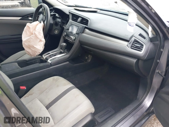 2019 Honda Civic LX with VIN 19XFC2F68KE007409, listed as a IAAI auction lot 41887406 with 57,147 mi miles and . Bid and sale history available at DreamBid. Image 5.