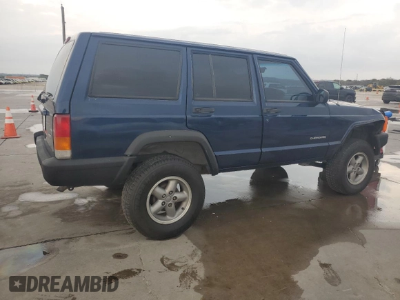 2000 Jeep Cherokee SE with VIN 1J4FT28S8YL197197, listed as a Copart auction lot 79254774 with 161,772 mi miles and Salvage Title. Bid and sale history available at carsss.com. Image 3.