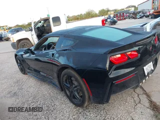 2017 Chevrolet Corvette 1LT with VIN 1G1YB2D71H5120591, listed as a IAAI auction lot 40208363 with 26,397 mi miles and . Bid and sale history available at DreamBid. Image 3.