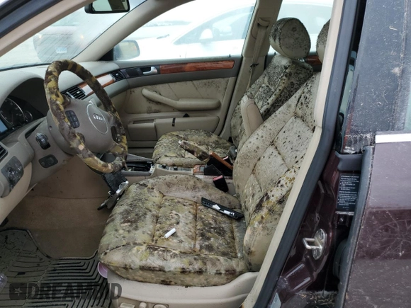 2004 Audi A6 z VIN WAUML54B04N013211, wystawiony jako Copart lot #74279954 z przebiegiem Nie podano mil oraz Szkoda całkowita • Salvage title. Historia ofert i sprzedaży dostępna na DreamBid. Obrazek 7.