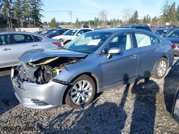 2017 Subaru Legacy Premium with VIN 4S3BNAC60H3067367, listed as a IAAI auction lot 41367037 with 63,394 mi miles. Bid and sale history available at carsss.com. Image 2.