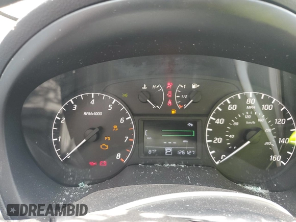 2017 Nissan Sentra S with VIN 3N1AB7AP6HY392599, listed as a Copart auction lot 49641425 with 126,127 mi miles and Salvage Title. Bid and sale history available at DreamBid. Image 9.