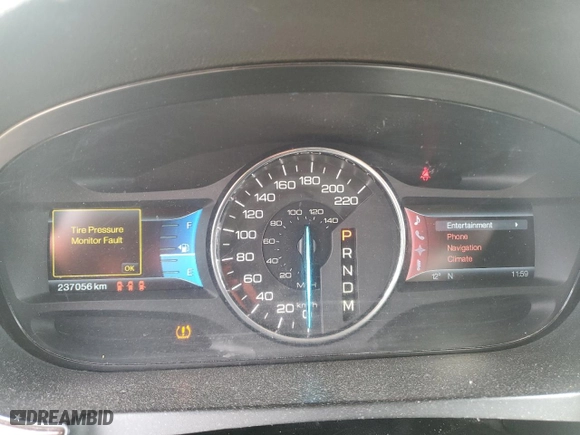 2011 Ford Edge Limited with VIN 2FMDK4KC5BBB68613, listed as a Copart auction lot 53891065 with 237,056 mi miles and Salvage Title. Bid and sale history available at carsss.com. Image 9.
