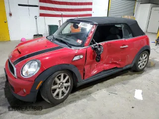 2014 MINI Convertible S with VIN WMWZP3C5XET706388, listed as a Copart auction lot 51065435 with 122,379 mi miles and Salvage title. Bid and sale history available at DreamBid. Image 1.