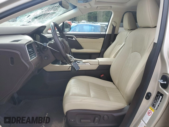 2018 Lexus RX 350L Premium with VIN JTJGZKCA9J2001848, listed as a Copart auction lot 61371135 with 60,459 mi miles and Salvage title. Bid and sale history available at DreamBid. Image 7.