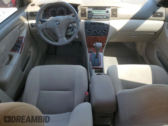 2006 Toyota Corolla CE with VIN JTDBR32E260068401, listed as a Copart auction lot 52941515 with 44,250 mi miles and Salvage Title. Bid and sale history available at DreamBid. Image 8.