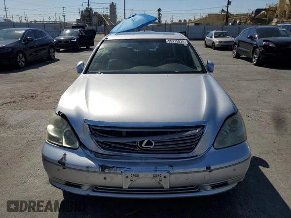 2004 Lexus LS 430 with VIN JTHBN36F240156231, listed as a Copart auction lot 55115825 with 233,658 mi miles and Salvage Title. Bid and sale history available at DreamBid. Image 5.