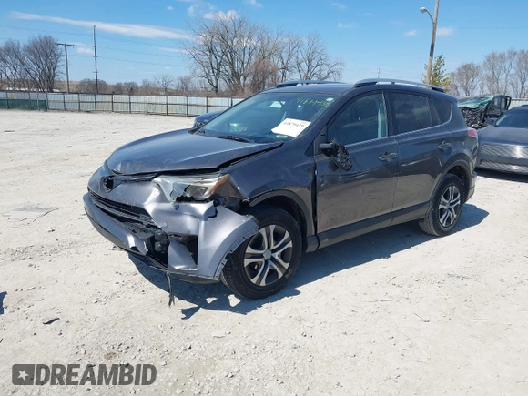 2016 Toyota RAV4 LE with VIN 2T3BFREV6GW482446, listed as a IAAI auction lot 41879439 with 144,693 mi miles. Bid and sale history available at carsss.com. Image 2.