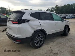 2022 Honda CR-V EX-L z VIN 5J6RW1H84NL001822, wystawiony jako Copart lot #59675955 z przebiegiem 23 381 mil mil oraz Nie do naprawy • Non repairable. Historia ofert i sprzedaży dostępna na DreamBid. Obrazek 3.