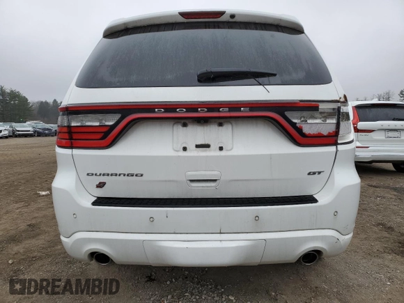 2018 Dodge Durango GT with VIN 1C4RDJDG6JC116862, listed as a Copart auction lot 48472335 with 86,674 mi miles and Salvage Title. Bid and sale history available at DreamBid. Image 6.