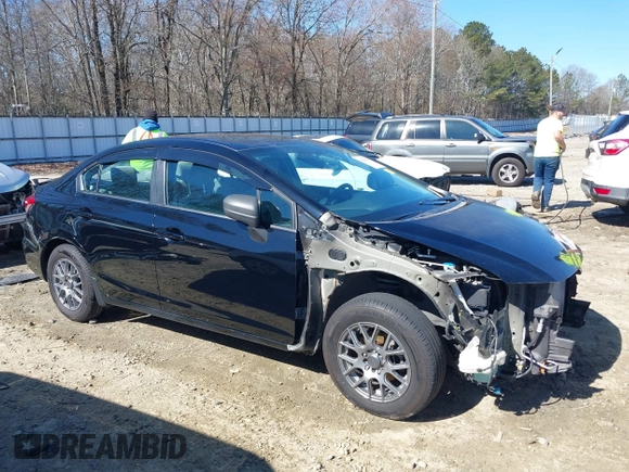 2015 Honda Civic Sedan LX with VIN 19XFB2E57FE005765, listed as a IAAI auction lot 41642913 with 187,909 mi miles. Bid and sale history available at carsss.com. Image 14.