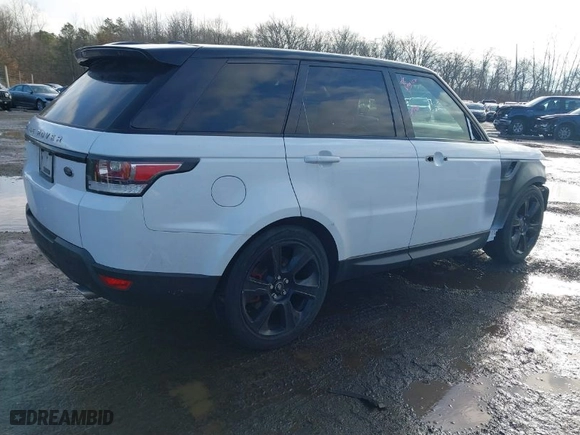 2015 Land Rover Range Rover Sport HSE with VIN SALWR2VF9FA618857, listed as a IAAI auction lot 41513673 with 86,141 mi miles. Bid and sale history available at carsss.com. Image 4.