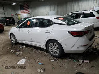 2021 Nissan Sentra S with VIN 3N1AB8BV4MY230015, listed as a Copart auction lot 51510225 with 47,204 mi miles and Salvage Title. Bid and sale history available at DreamBid. Image 2.