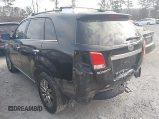 2012 Kia Sorento SX with VIN 5XYKW4A29CG261026, listed as a IAAI auction lot 41508403 with 202,356 mi miles. Bid and sale history available at carsss.com. Image 3.