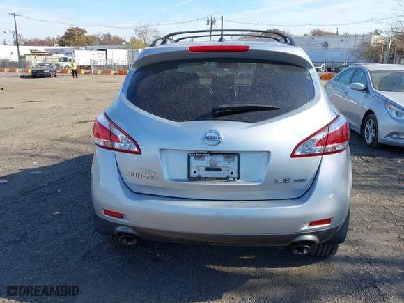 2012 Nissan Murano SV with VIN JN8AZ1MW2CW222866, listed as a IAAI auction lot 40714313 with 117,430 mi miles. Bid and sale history available at carsss.com. Image 16.
