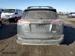 2017 Toyota RAV4 Limited with VIN 2T3DFREV1HW576163, listed as a Copart auction lot 43960005 with 79,342 mi miles and Salvage Title. Bid and sale history available at carsss.com. Image 6.